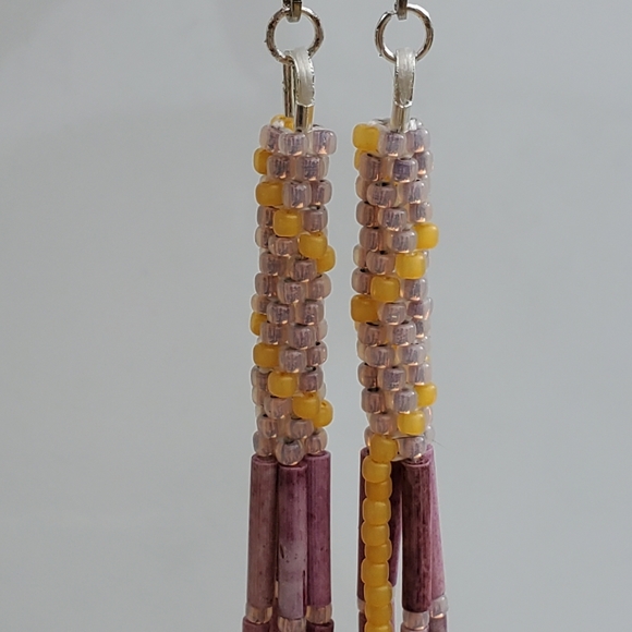 Beaded earrings by @parcelandpart - Picture 3 of 5